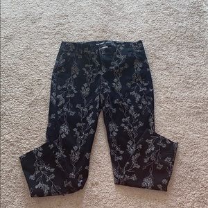 Pixie pants black floral